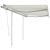 Copertină retractabilă manual cu stâlpi, crem, 3x2,5 m GartenMobel Dekor