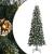 Brad de Crăciun artificial cu 300 LED Verde 96 x 96 x 240 cm GartenMobel Dekor