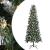 Brad de Crăciun artificial cu 300 LED Verde 96 x 96 x 240 cm GartenMobel Dekor