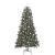 Brad de Crăciun artificial cu 300 LED Verde 114 x 114 x 210 cm GartenMobel Dekor