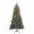 Brad de Crăciun artificial cu 300 LED Verde 114 x 114 x 210 cm GartenMobel Dekor