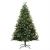 Brad de Crăciun Artificial Îndoit cu 300 LED-uri Verde 180 cm GartenMobel Dekor