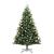 Brad artificial cu ramuri articulat, 300 LED-uri Verde 210 cm GartenMobel Dekor