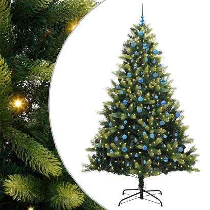 Brad de Crăciun Artificial cu Ramuri Articulate 300 LED-uri GartenMobel Dekor