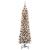 BraddeCrăciunartificial with LEDs cu suport Alb 180cm PVC GartenMobel Dekor