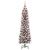 BraddeCrăciunartificial with LEDs cu suport Alb 180cm PVC GartenMobel Dekor