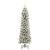 BraddeCrăciunartificial with LEDs Alb 210cm PVC GartenMobel Dekor