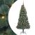 Brad de Crăciun artificial cu lumini, set cu globuri 210 cm GartenMobel Dekor