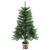 Brad de Crăciun cu 150 LED cu suport Verde 65 cm PE GartenMobel Dekor