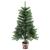 Brad de Crăciun cu 150 LED cu suport Verde 65 cm PE GartenMobel Dekor