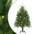 Brad de Crăciun cu 150 LED cu suport Verde 120 cm PE GartenMobel Dekor