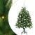 Brad de Crăciun cu 150 LED cu suport Verde 120 cm PE GartenMobel Dekor