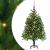 Brad de Crăciun cu 150 LED cu suport Verde 120 cm PE GartenMobel Dekor