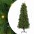 Brad de Crăciun cu 300 LED cu suport Verde 240 cm PE GartenMobel Dekor