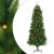 Brad de Crăciun cu 300 LED cu suport Verde 240 cm PE GartenMobel Dekor