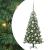 Brad de Crăciun cu 150 LED cu suport Verde 120 cm PVC GartenMobel Dekor