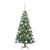 Brad de Crăciun cu 150 LED cu suport Verde 120 cm PVC GartenMobel Dekor