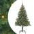 Brad de Crăciun cu 150 LED cu suport Verde 150 cm PVC GartenMobel Dekor
