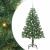 Brad de Crăciun cu 150 LED cu suport Verde 150 cm PVC GartenMobel Dekor
