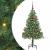 Brad de Crăciun cu 150 LED cu suport Verde 150 cm PVC GartenMobel Dekor
