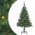 Brad de Crăciun cu 300 LED cu suport Verde 180 cm PVC GartenMobel Dekor