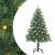 Brad de Crăciun cu 300 LED cu suport Verde 180 cm PVC GartenMobel Dekor