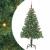 Brad de Crăciun cu 300 LED cu suport Verde 210 cm PVC GartenMobel Dekor