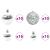 Brad de Crăciun cu 300 LED cu suport Roz 180 cm PVC GartenMobel Dekor