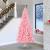 Brad de Crăciun cu 300 LED cu suport Roz 240 cm PVC GartenMobel Dekor