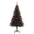 Brad de Crăciun cu 150 LED cu suport Negru 150 cm PVC GartenMobel Dekor
