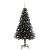 Brad de Crăciun cu 150 LED cu suport Negru 150 cm PVC GartenMobel Dekor