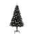 Brad de Crăciun cu 150 LED cu suport Negru 150 cm PVC GartenMobel Dekor