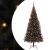 Brad de Crăciun cu 300 LED cu suport Negru 180 cm PVC GartenMobel Dekor