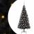Brad de Crăciun cu 300 LED cu suport Negru 180 cm PVC GartenMobel Dekor