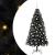 Brad de Crăciun cu 300 LED cu suport Negru 180 cm PVC GartenMobel Dekor
