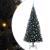 Brad de Crăciun cu 300 LED cu suport Negru 180 cm PVC GartenMobel Dekor
