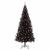 Brad de Crăciun cu 300 LED cu suport Negru 210 cm PVC GartenMobel Dekor