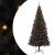 Brad de Crăciun cu 300 LED cu suport Negru 210 cm PVC GartenMobel Dekor