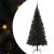 Brad de Crăciun cu 300 LED cu suport Negru 210 cm PVC GartenMobel Dekor