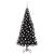 Brad de Crăciun cu 300 LED cu suport Negru 210 cm PVC GartenMobel Dekor