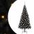 Brad de Crăciun cu 300 LED cu suport Negru 210 cm PVC GartenMobel Dekor