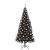 Brad de Crăciun cu 300 LED cu suport Negru 210 cm PVC GartenMobel Dekor