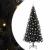 Brad de Crăciun cu 300 LED cu suport Negru 210 cm PVC GartenMobel Dekor