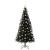 Brad de Crăciun cu 300 LED cu suport Negru 210 cm PVC GartenMobel Dekor
