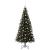 Brad de Crăciun cu 300 LED cu suport Negru 210 cm PVC GartenMobel Dekor