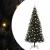 Brad de Crăciun cu 300 LED cu suport Negru 210 cm PVC GartenMobel Dekor