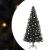 Brad de Crăciun cu 300 LED cu suport Negru 210 cm PVC GartenMobel Dekor