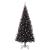 Brad de Crăciun cu 300 LED cu suport Negru 210 cm PVC GartenMobel Dekor