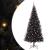 Brad de Crăciun cu 300 LED cu suport Negru 210 cm PVC GartenMobel Dekor
