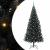 Brad de Crăciun cu 300 LED cu suport Negru 210 cm PVC GartenMobel Dekor
